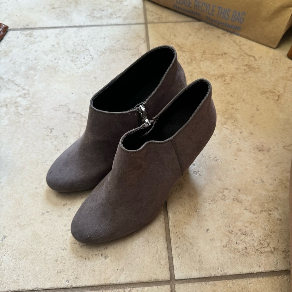 Xappeal Dark Gray Ankle Booties